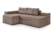 Угловой диван Домино (бежевый, 245х160 см) IMI kbvr-sn-21 фото