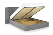 Кровать с матрасом Гортензия 160х200 (Светло-серый, велюр, без подъемного механизма) IMI grtnz-am160x200ssb фото 9