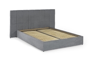 Кровать с матрасом Гортензия 160х200 (Светло-серый, велюр, без подъемного механизма) IMI grtnz-am160x200ssb фото 4