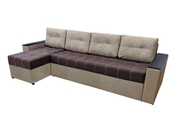 Кутовий диван Комфорт Плюс 3м (коричневий з бежевим, 300х150 см) IMI kkmfp-sn-3-21 фото 1