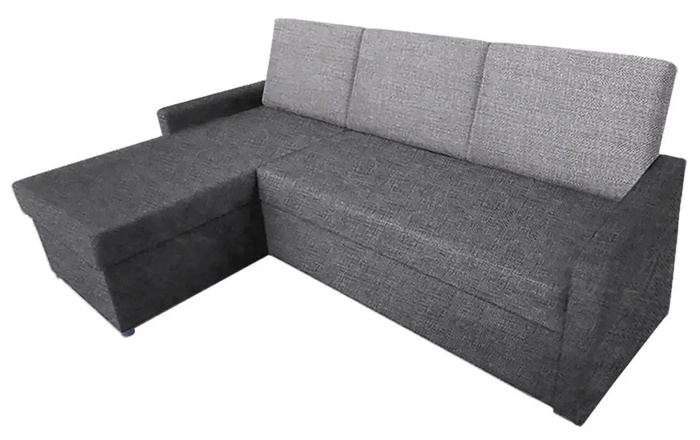 Угловой диван Лидер (серый, 210х153 см) kldr-sir фото