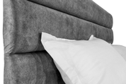 Кровать Лилия 140х200 (Темно-серый, велюр, без подъемного механизма) IMI lll140x200tsb фото 6