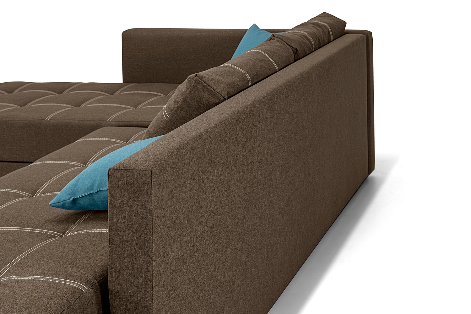 Кутовий диван Олімп (коричневий, 300х220 см) IMI klmp-sn-3-l фото