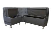 Кухонний куточок OnyxLounge (131 &times; 171 см, флай 2233, сірий) l-kt-mdrn-fl2233 фото 2