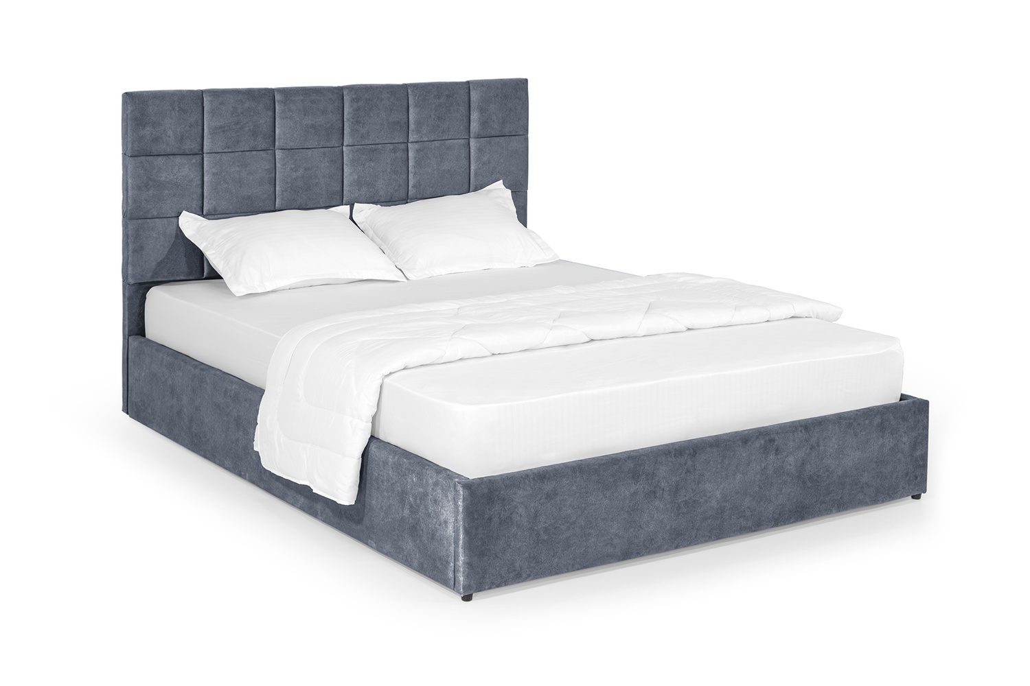 Ліжко Айстра 160х200 (Сірий, велюр, підйомний механізм, ніша) IMI str160x200sp фото