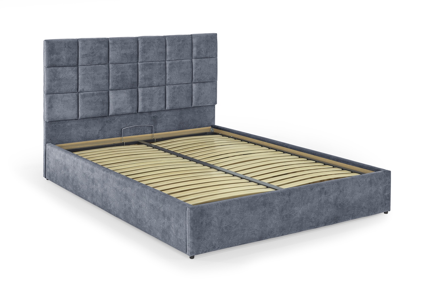 Ліжко Айстра 160х190 (Сірий, велюр, підйомний механізм, ніша) IMI str160x190sp фото