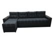 Угловой диван Комфорт Плюс 3м (черный, 300х150 см) IMI