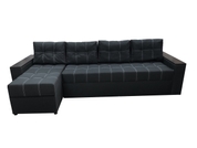 Кутовий диван Комфорт Плюс 3м (чорний, 300х150 см) ІМІ kkmfp-sn-19 фото 1