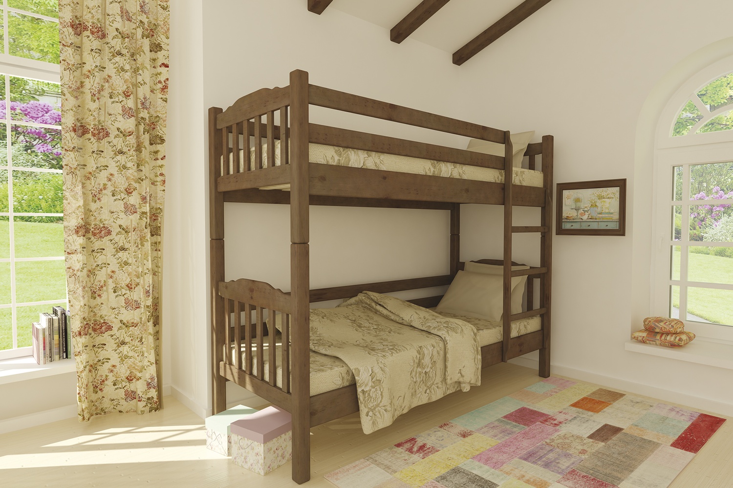 Двоярусне ліжко Бристоль (Bye-Bye) 90х190 см bb-l-90x190 фото
