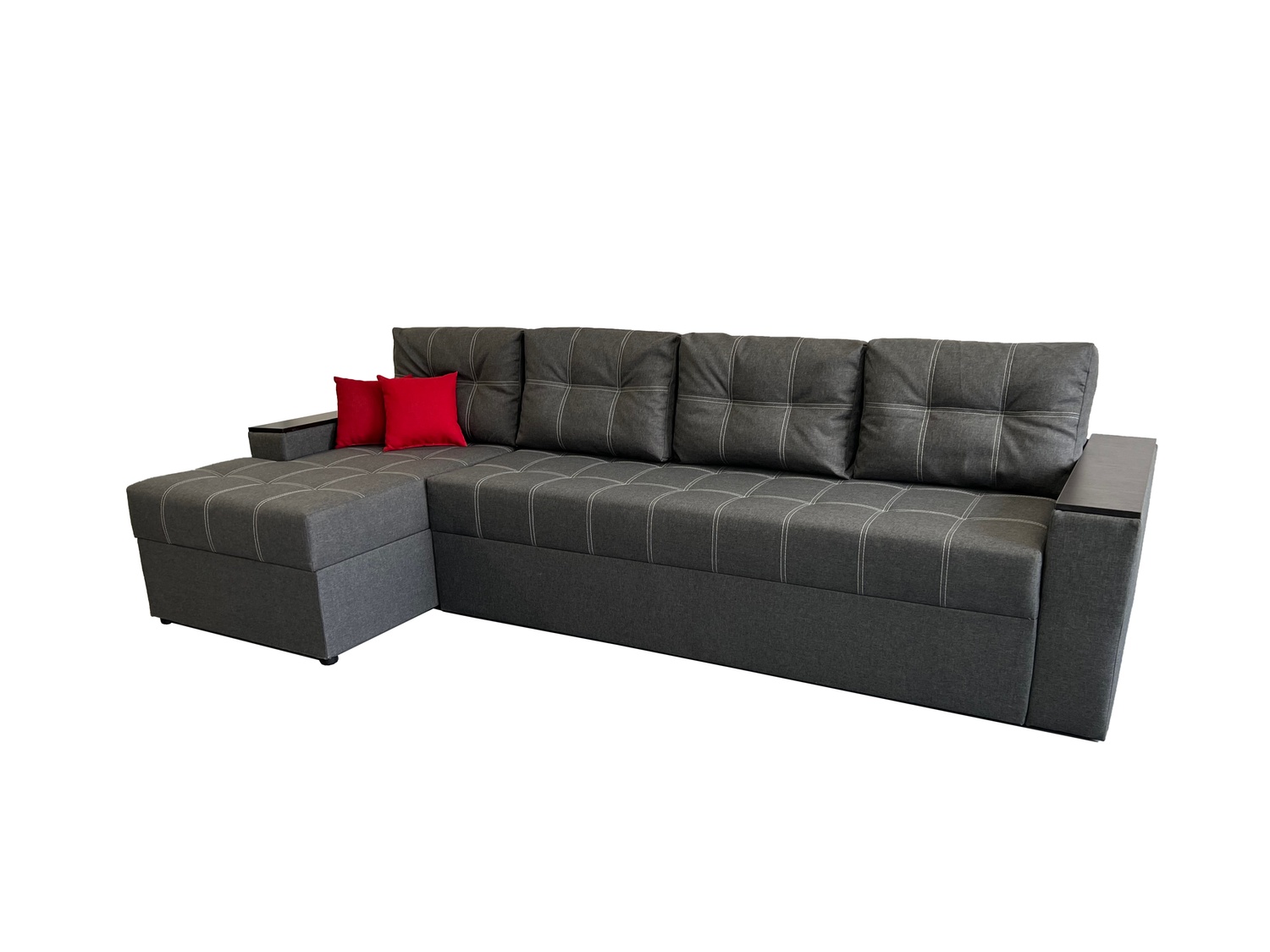 Угловой диван Сити Плюс (Серый, 300х150 см) IMI kctp-sn-8 фото