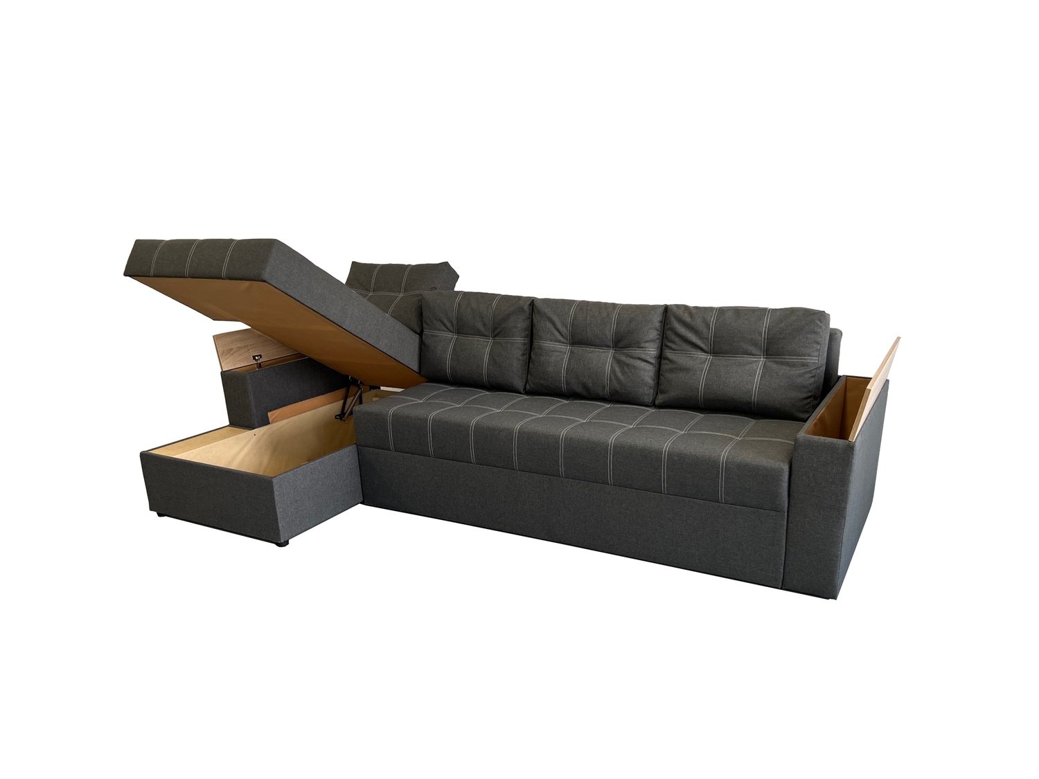 Угловой диван Сити Плюс (Серый, 300х150 см) IMI kctp-sn-8 фото