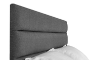 Кровать с матрасом Лилия 160х200 (Серый, рогожка, без подъемного механизма) IMI lllrg-am160x200sb фото 8