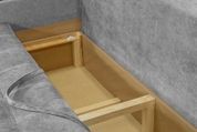 Диван Комфорт (235 &times; 98 см, велюр, светло-серый) IMI dkmf-mrs-09 фото 8