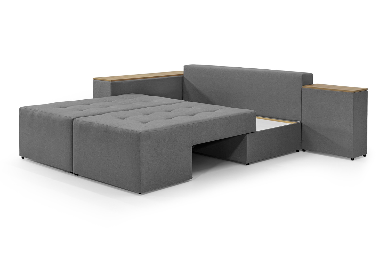 Кутовий диван Доміно (сірий, 245х160 см) IMI kbvr-sn-8 фото