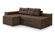 Кутовий диван Домино (коричневый, 245х160 см) IMI kbvr-sn-3 фото