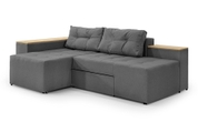 Угловой диван Домино (серый, 245х160 см) IMI kbvr-sn-8 фото