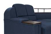 Комплект кутовий диван Меркурій з пуфом (Синій, 255х185 см) IMI kmrc-sn-16-p фото 6