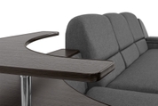 Комплект угловой диван Меркурий с пуфом (Серый, 255х185 см) IMI kmrc-sn-8-p фото 8
