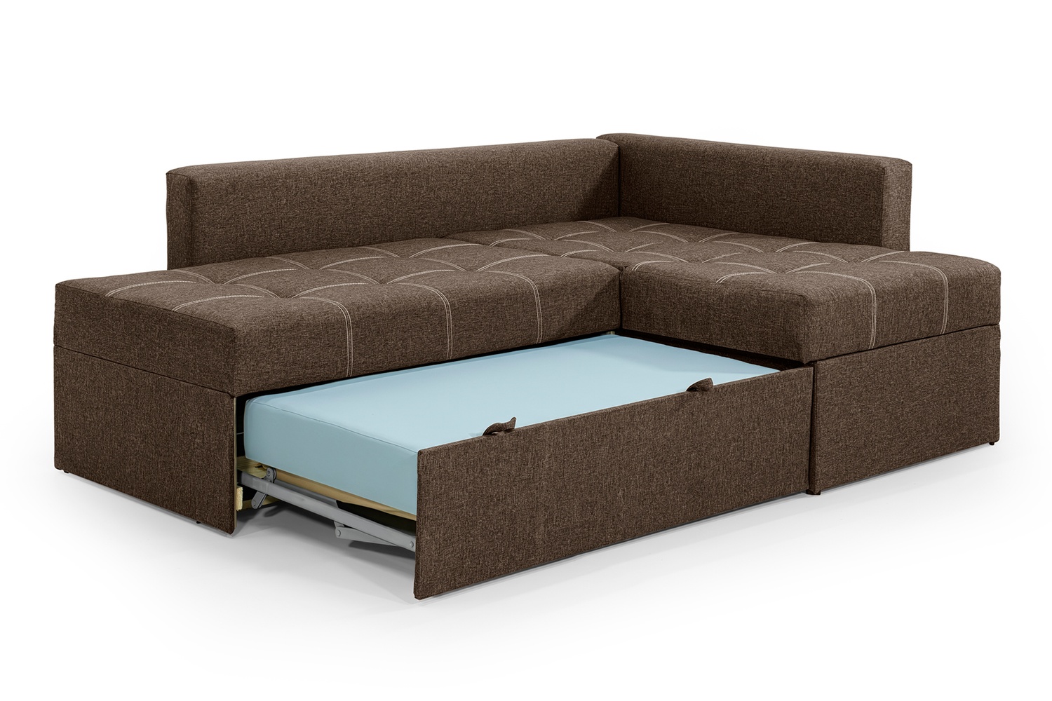 Кутовий диван Франклін (коричневий, 225х165 см) IMI kfrn-sn-3-p фото