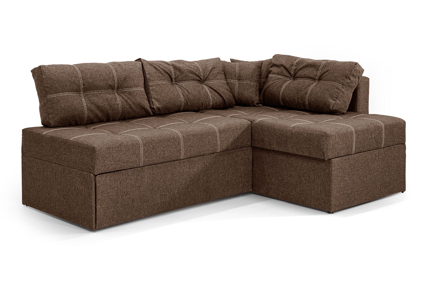 Кутовий диван Франклін (коричневий, 225х165 см) IMI kfrn-sn-3-p фото