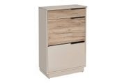 Тумба для обуви Поларо-3 (60 &times; 35 &times; 97 см, кашемир + дуб крафт серый) md-tmb-vz-vzt-km-db-kr-sr фото 1