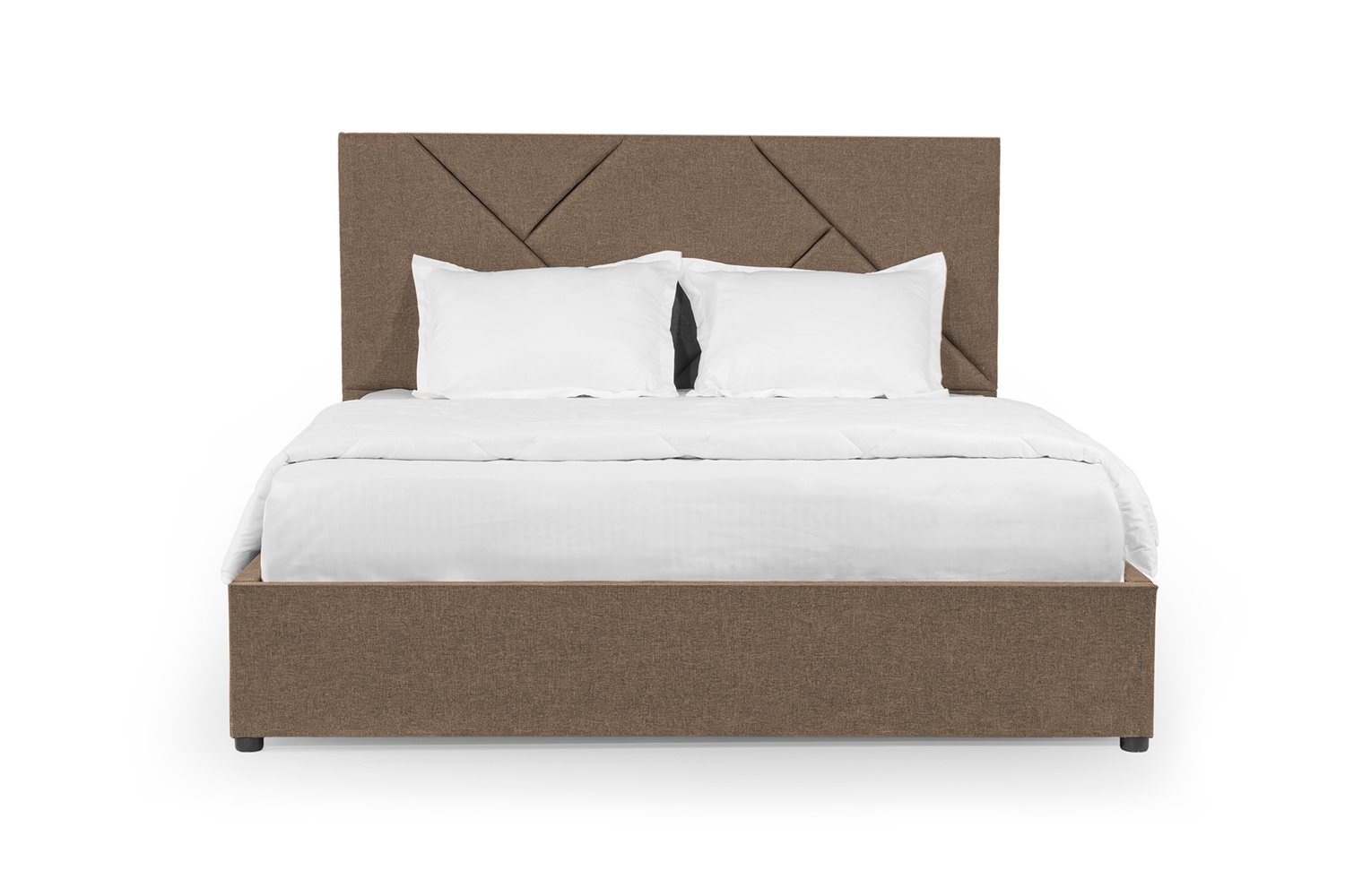 Ліжко Цинія 180х200 (Кремовий, рогожка, підйомний механізм, ніша) IMI tsnrg180x200krp фото