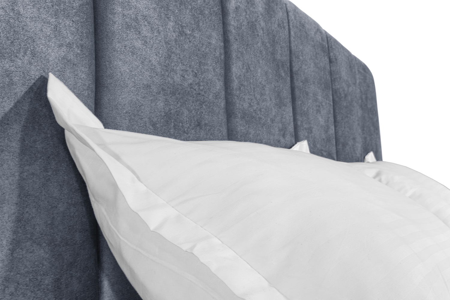 Кровать Лотос 160х200 (Серый, велюр, без подъемного механизма) IMI llts160x200sb фото