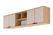 Полиця настінна CloudCrest-5 (дуб сонома і кашемір, 2036х302х510 мм) lplts-ttrs-db-snm-sr-stp фото 1