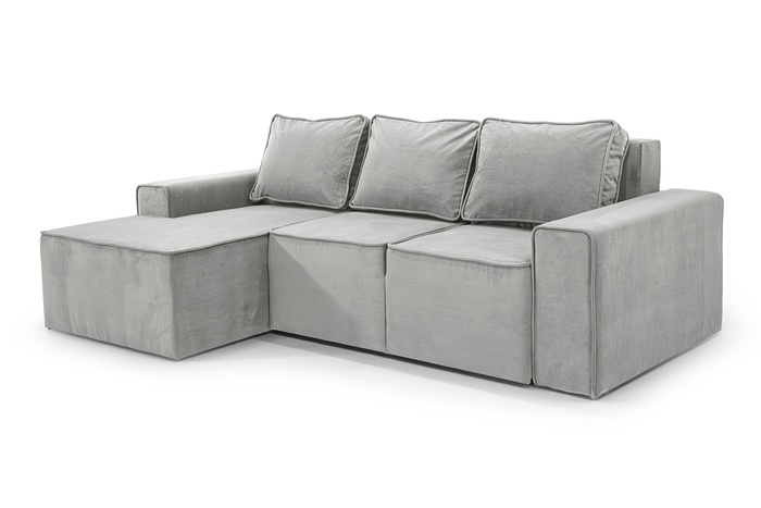 Угловой диван Манго (Светло-серый, 260х170 см) IMI kmng-mars-12-l фото