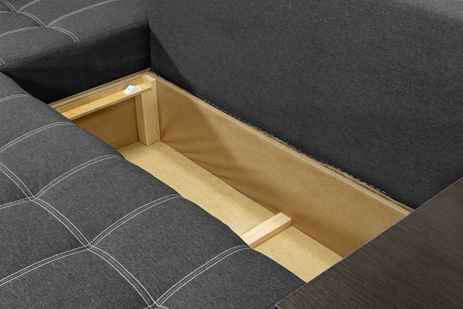 Кутовий диван Комфорт (сірий, 240х150 см) IMI kkmf-sn-8 фото