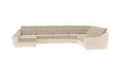 Кутовий диван Спейс XXL (бежевий з молочним, 375х310 см) kspsxxl-bej-mol фото 2