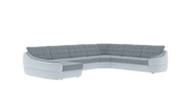 Кутовий диван Спейс XXL (сірий з світло-сірим, 375х310 см) kspsxxl-sir-ssir фото 1