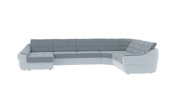 Кутовий диван Спейс XXL (сірий з світло-сірим, 375х310 см) kspsxxl-sir-ssir фото 2