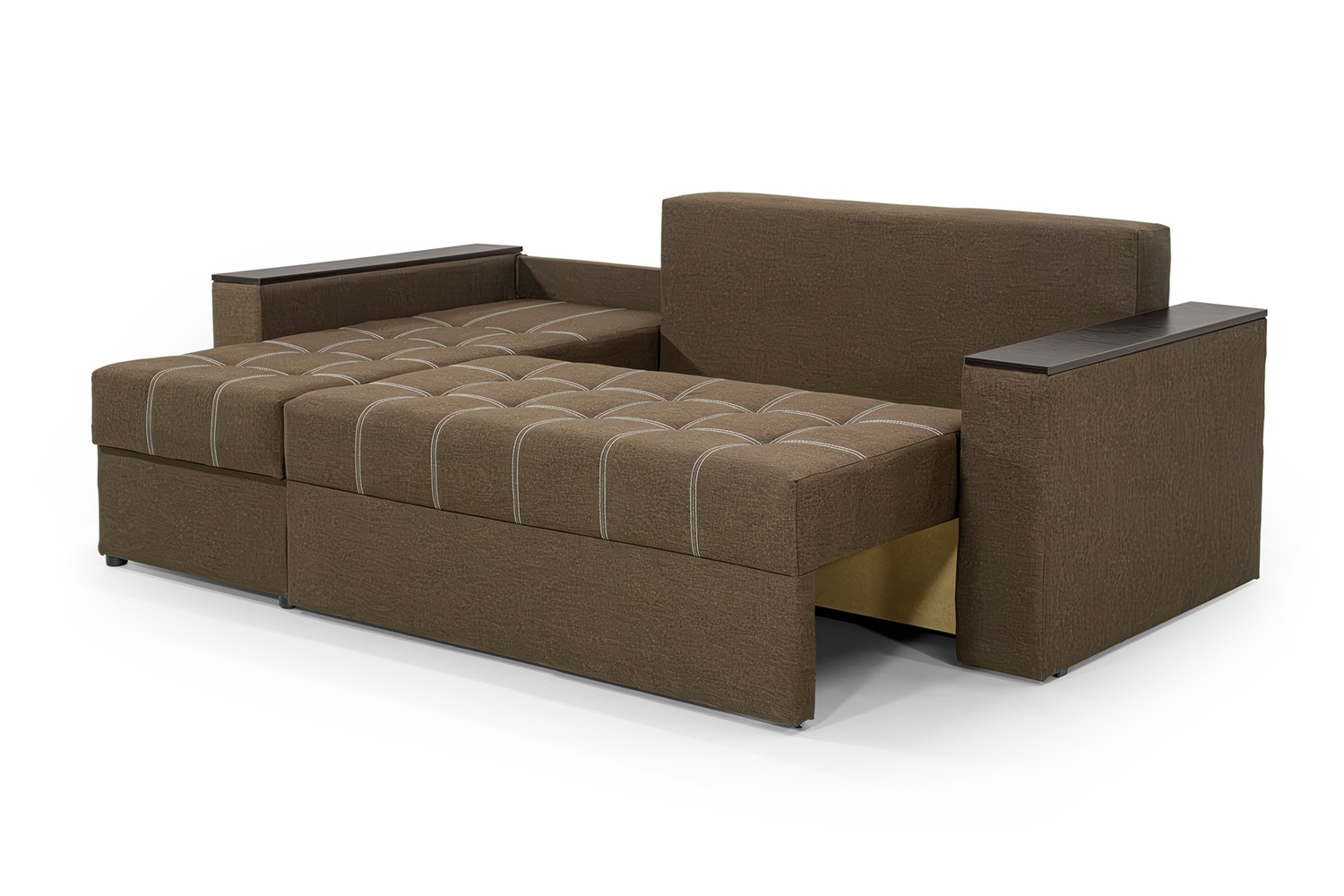 Кутовий диван Комфорт (Коричневий, 240х150 см) IMI kkmf-sn-3 фото