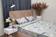 Комплект постельного белья Деметра-26 (двухспальный, бязь gold lux, наволочки: 50х70 см 2 шт, капучино, бузина) IMI m-ps-bz-glx-dmtr26-dv-k-b фото 7