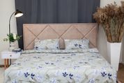 Комплект постельного белья Деметра-26 (двухспальный, бязь gold lux, наволочки: 50х70 см 2 шт, капучино, бузина) IMI m-ps-bz-glx-dmtr26-dv-k-b фото 6