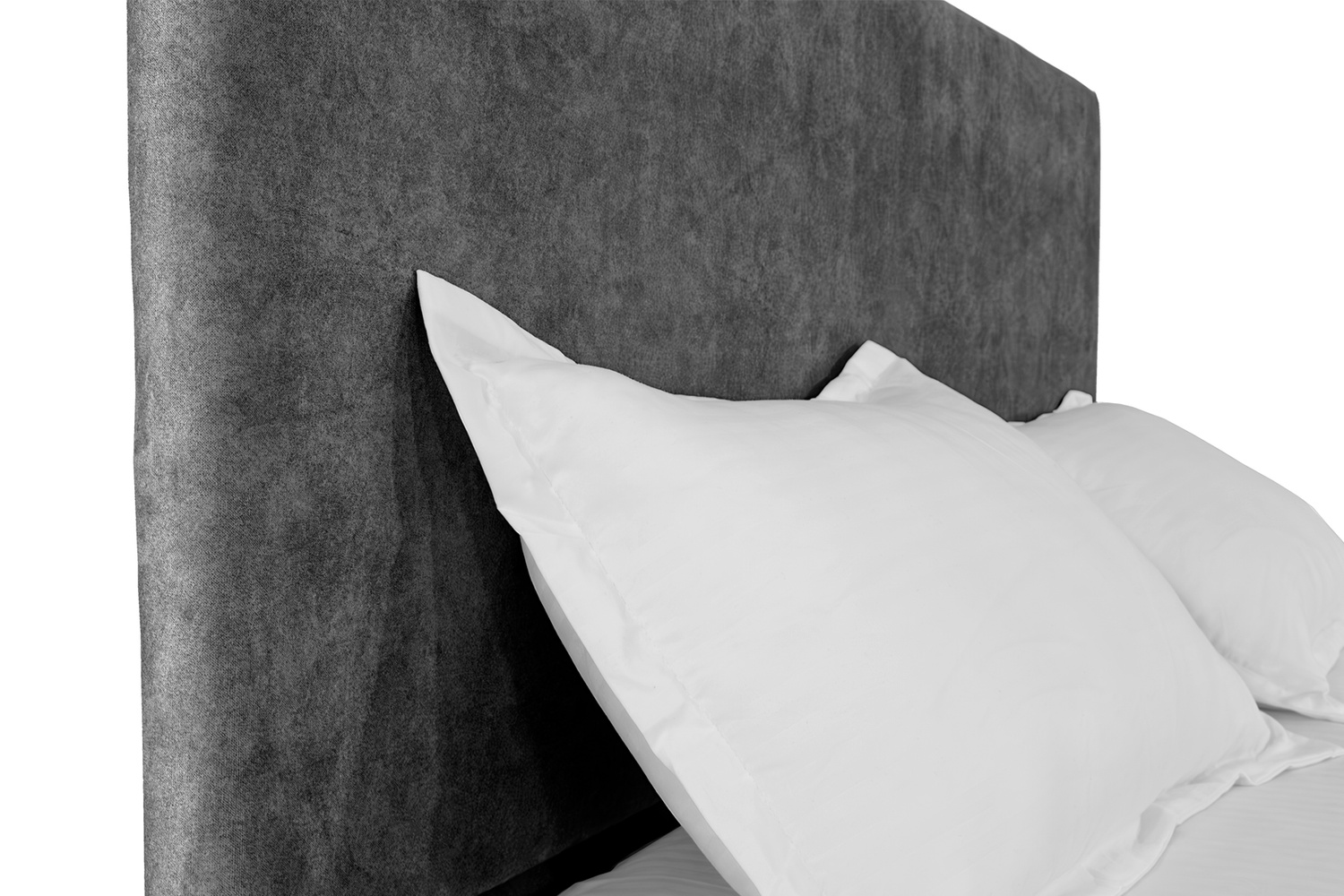 Ліжко Лаванда 160х190 (Темно-сірий, велюр, без підйомного механізму) IMI lvnd160x190tsb фото