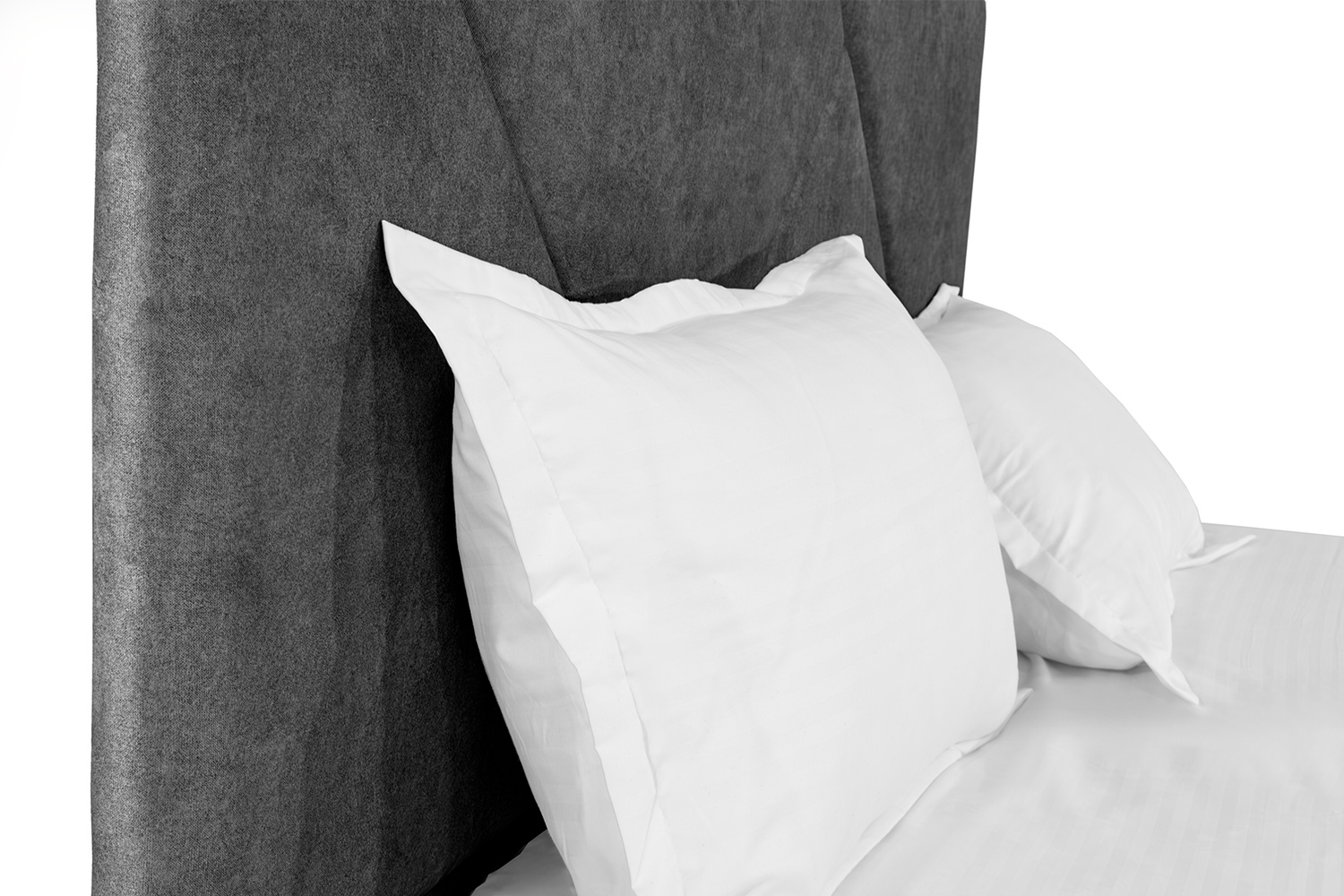 Ліжко Петунія 160х190 (Темно-сірий, велюр, підйомний механізм, ніша) IMI ptn160x190tsp фото