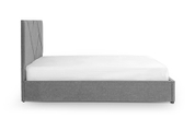 Ліжко Цинія 140х190 (Світло-сірий, рогожка, без підйомного механізму) IMI tsnrg140x190ssb фото 8