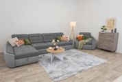 Комплект угловой диван Спейс АМ3 и кресло (темно-серый с светло-серым) IMI Premium kmpl-sps-ll-96-94 фото 2