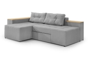 Угловой диван Домино (Светло-серый, 245х160 см) IMI kbvr-sn-7 фото