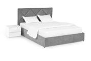 Ліжко Азалія 160х190 (Світло-сірий, велюр, підйомний механізм, ніша) IMI zl160x190ssp фото 4