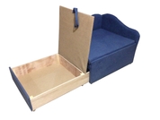 Диван-крісло Малюк (синій, 96х81 см) IMI dm48 фото 3