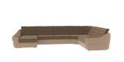 Кутовий диван Спейс XXL (коричневий з бежевим, 375х310 см) kspsxxl-kor-bej фото 2