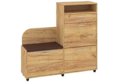 Тумба для взуття Feravon (118,4 &times; 35,6 &times; 114,5 см, тахо і коричневий) ph-tmb-vz-b5-th-krch фото
