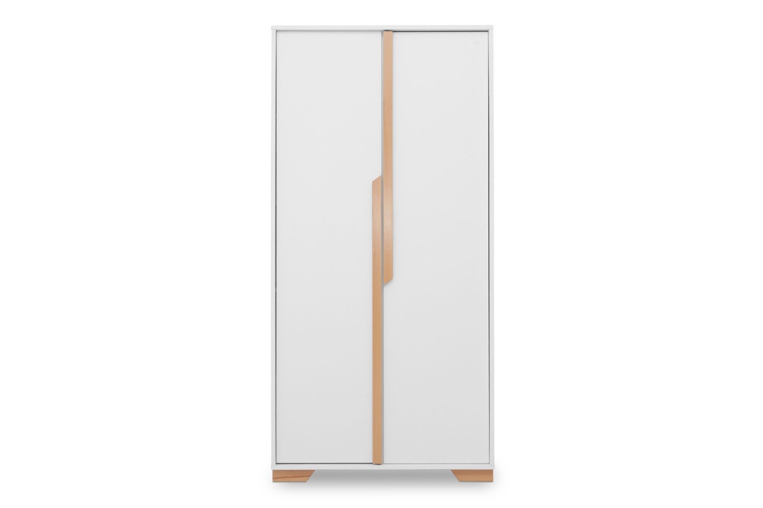 Шкаф Утро-3 (85,4 &times; 47,5 &times; 179,7 см, бело-буковый) vr-sh-stl-850-bl-bkv фото