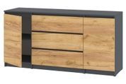 Комод Formo-7 (150 &times; 45 &times; 75 см, антрацит и тахо) ph-kmd-ns3-2-ntrc-th фото