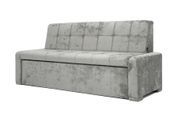Кухонный диван HickoryLodge (144 &times; 64,5 см, eureka 2129, раскладной, серый) l-khdv-tlnt-144-rk2129-rz фото