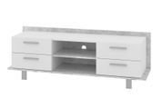 Тумба для TV Portio (140х40х48 см, бетон + білий) ph-tmb-plrm-btn-bl фото