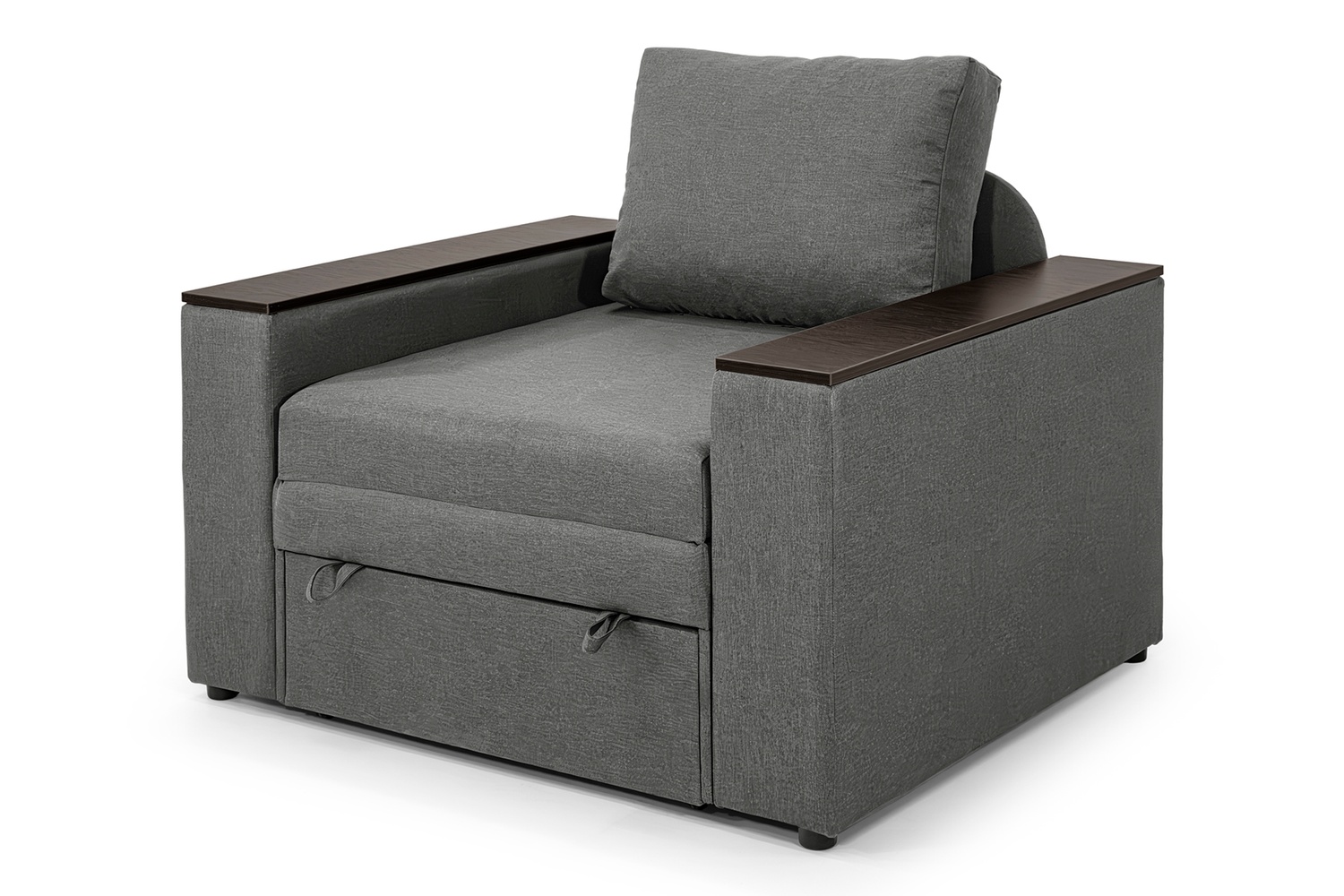 Диван-кресло Кубус 80 (светло-серый, 120х97 см) IMI dkbs-80-sn-7 фото